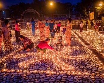 FULL MOON DAY OF THADINGYUT (CANDLE LIGHT) FESTIVAL